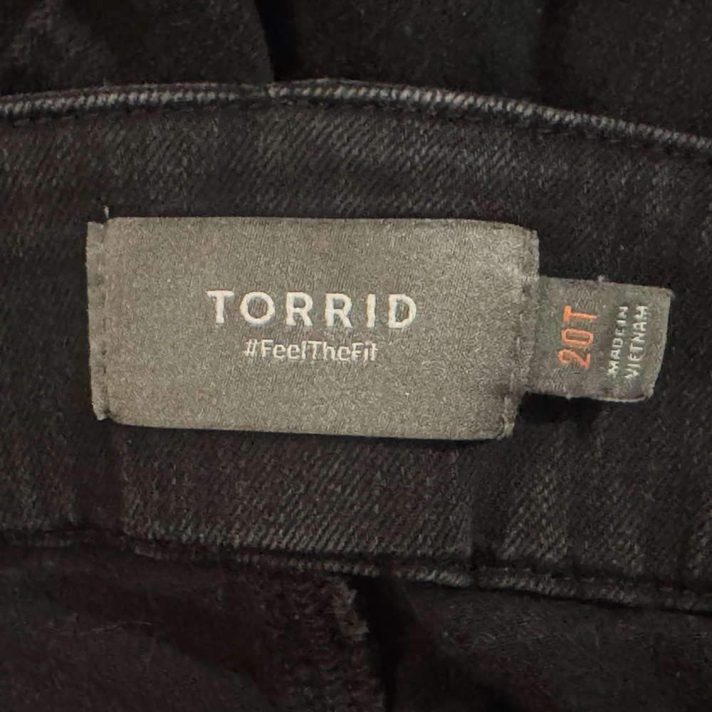 Torrid Black Corset Denim